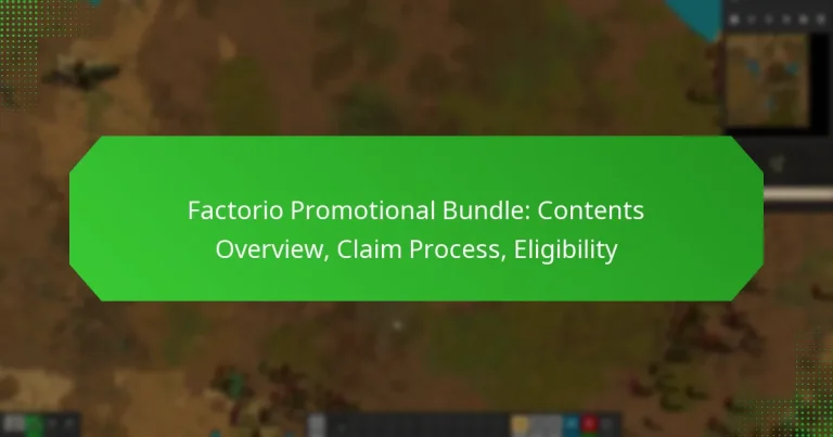 Factorio Promotional Bundle: Contents Overview, Claim Process, Eligibility