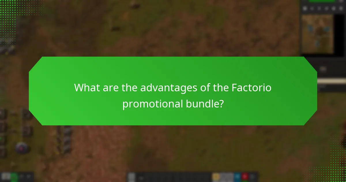 Which platforms offer the Factorio promotional bundle?