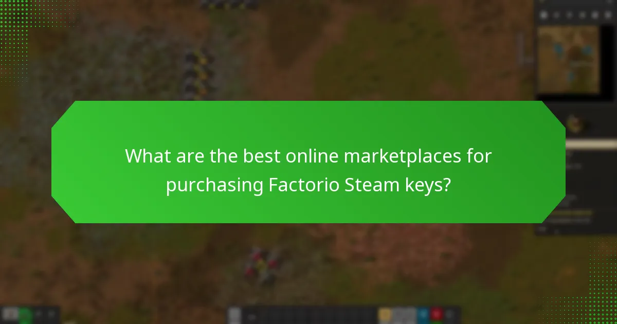 What risks are involved in buying Factorio Steam keys from third-party sellers?