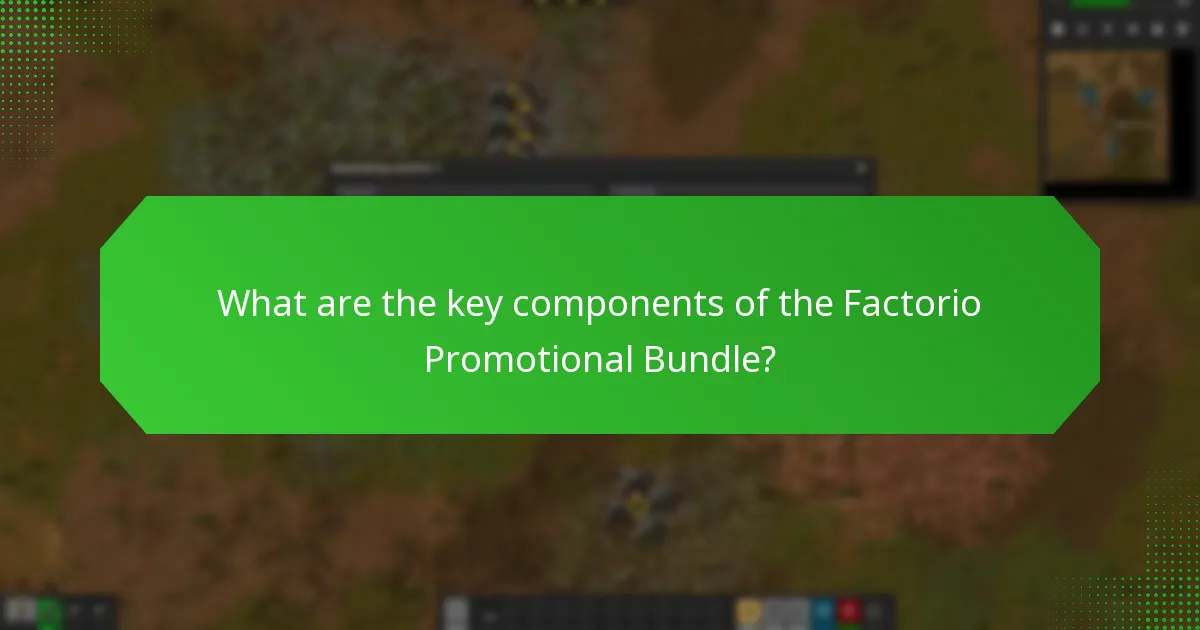 What are the benefits of purchasing the Factorio Promotional Bundle?