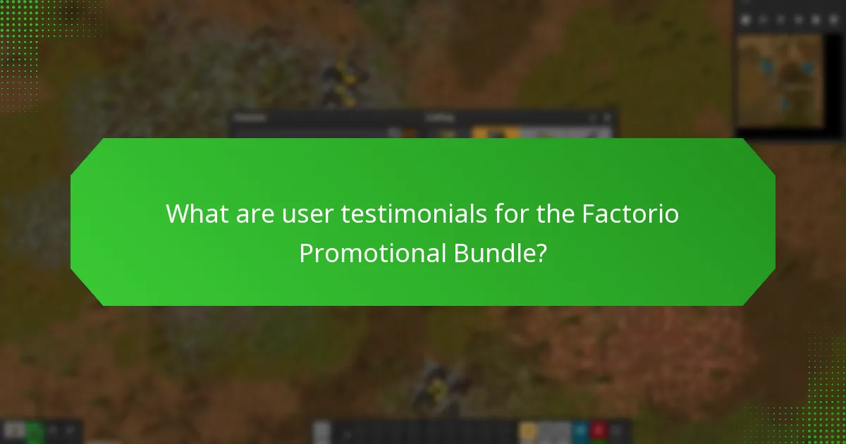 Which factors contribute to the perceived value of the Factorio Promotional Bundle?